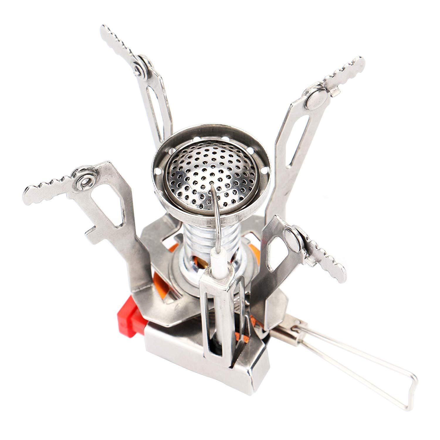 Outdoor Portable Backpacking Stove For Hiking, Camping, Fishing, Hunting