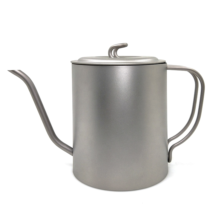Long spout Pour Over Titanium coffee pot