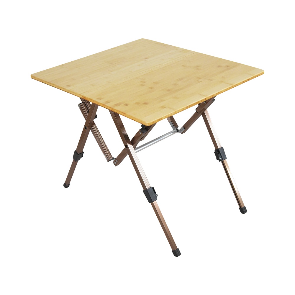 Aluminum Frame Plastic Wood Bamboo Folding Table