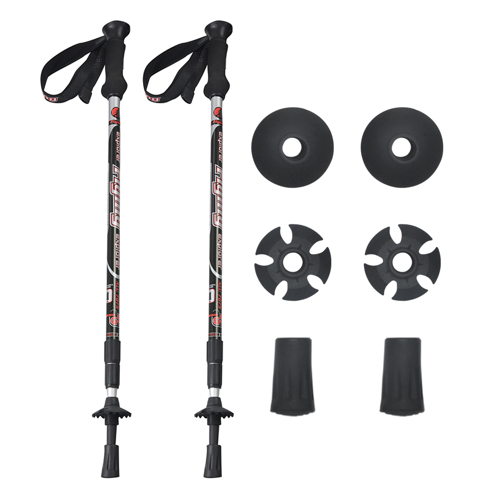 3 section adjustable trekking poles