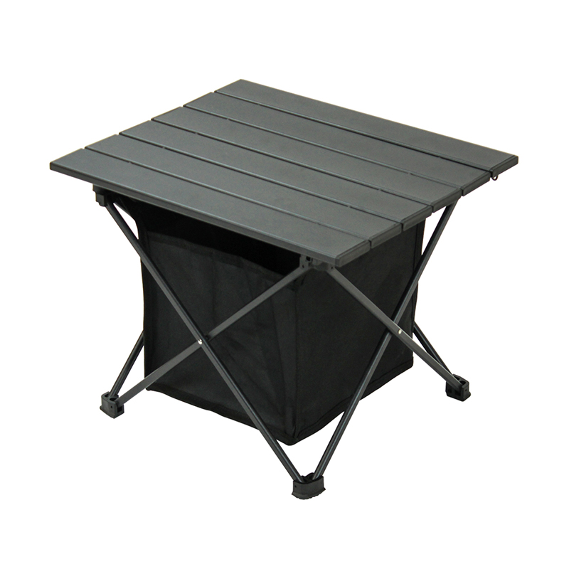 Outdoor Camping BBQ Table With Storage Cabinet