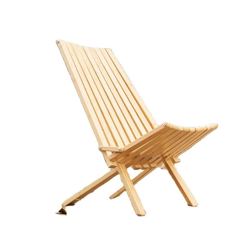 Outdoor Folding Bamboo Relaxing Chair
