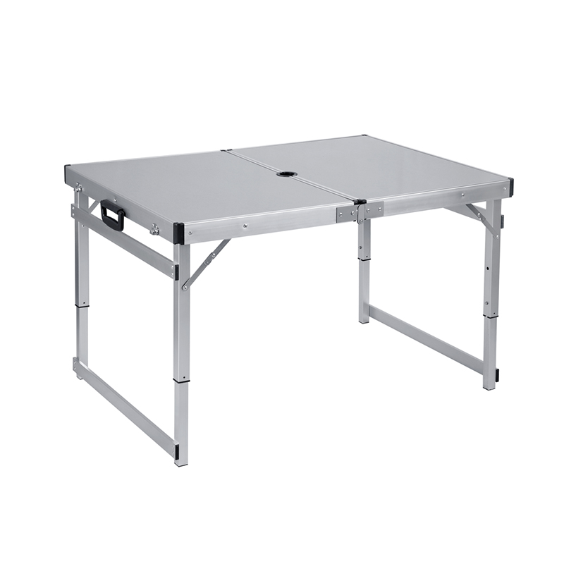 Thickened Aluminium Folding Card Table With Height Adjustable