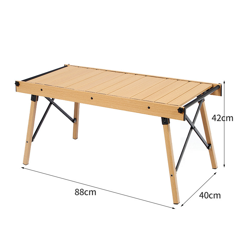 Aluminum Detachable Camping Picnic Table Built-in Stove