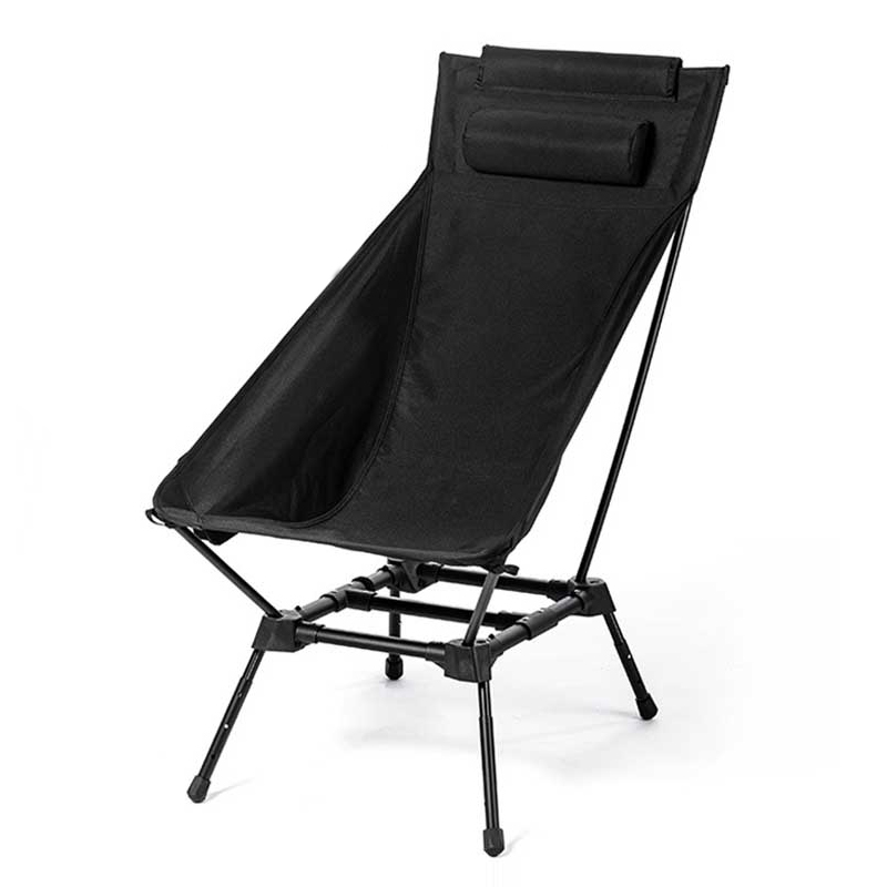 Oversize Thickened Camping Moon Chair With Adjustable Heigh
