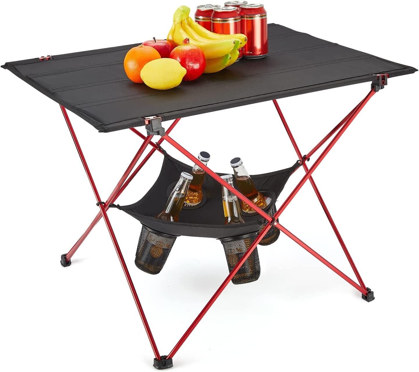 Small Camping Folding Table With Fabric Top